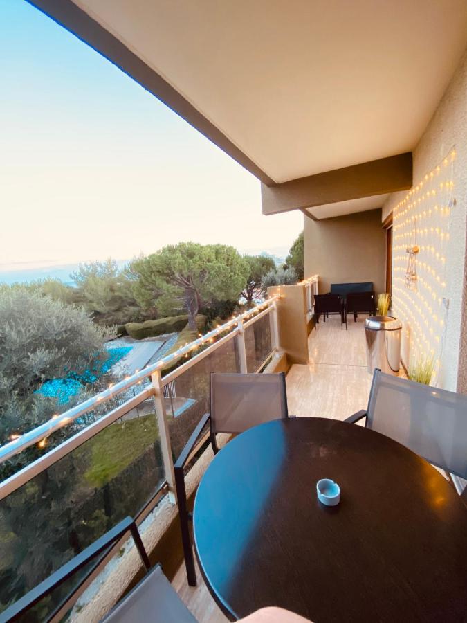Appartement Cote D'Azur Plage - Piscine - Tennis Вільнев-Лубе Екстер'єр фото